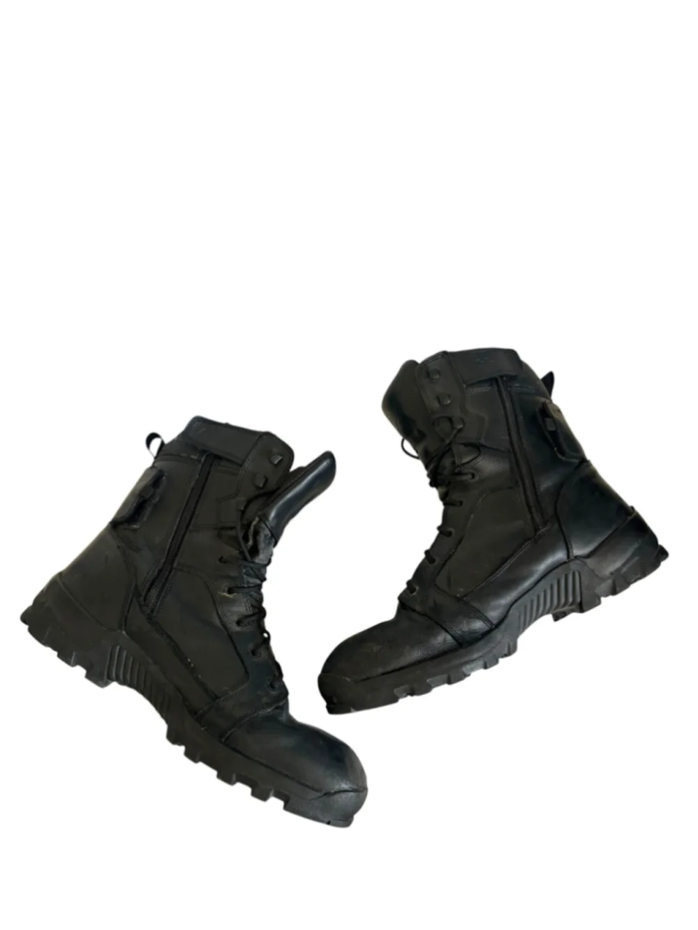 Harley-Davidson Men's Black Leather Waterproof Heated Boots. D98314 NO CHARGER
